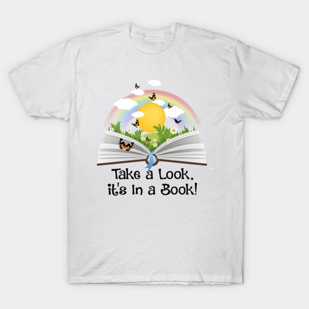 Take a Look, it's In a Book Reading Rainbow T-Shirt by ShopiLike